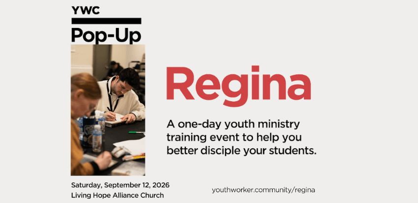 Southern Saskatchewan YWC Youth Worker Training Pop-Up